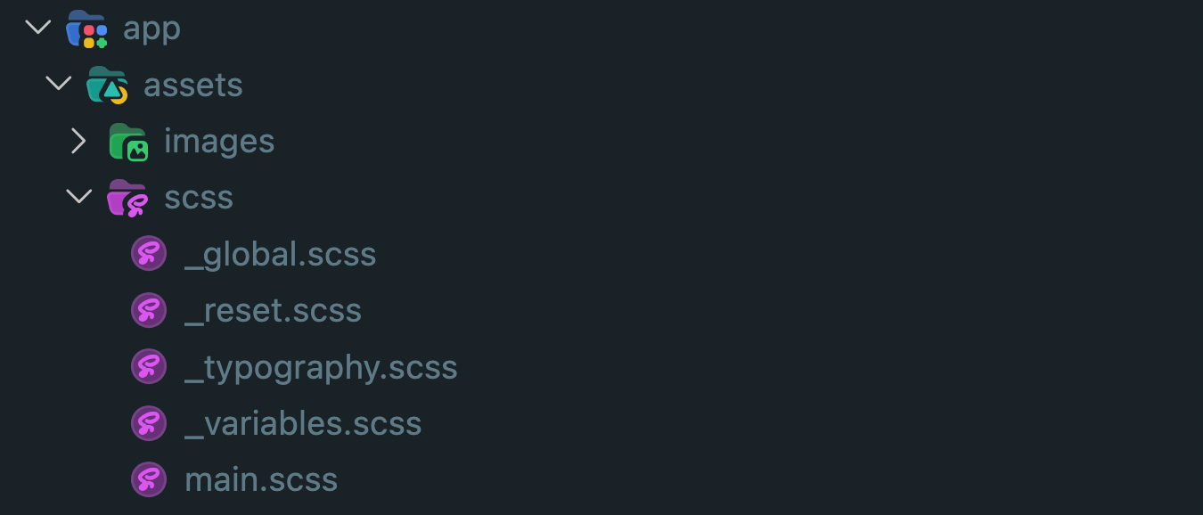 SCSS Folder