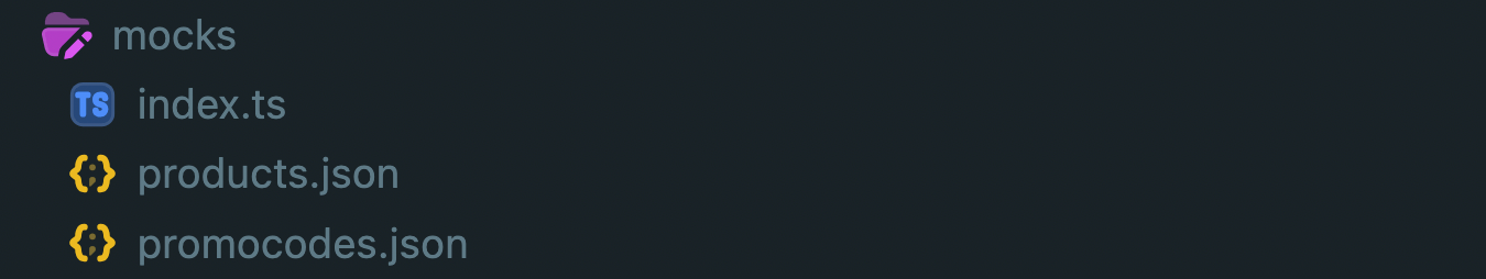 JSON files location